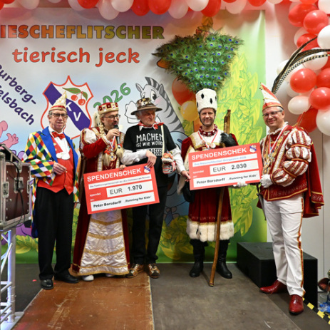 Spende der Tollit&auml;ten f&uuml;r Peter Borsdorff