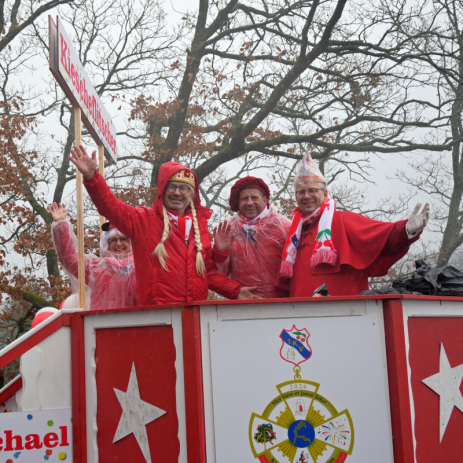 Veilchendienstagszug verregnet